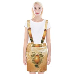 Wonderful Easter Egg With Flowers And Snail Braces Suspender Skirt by FantasyWorld7