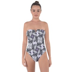Ornament Pattern Background Tie Back One Piece Swimsuit by Pakrebo