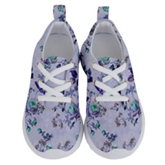 Vintage Roses Purple Running Shoes by retrotoomoderndesigns