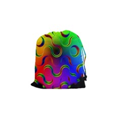 Ball Sphere Digital Art Fractals Drawstring Pouch (small) by Pakrebo