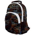 Building Ruins Old Industry Rounded Multi Pocket Backpack View1
