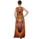 Wonderful Steampunk Easter Egg With Flowers Empire Waist Velour Maxi Dress View2