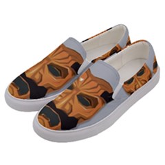 Mask India South Culture Men s Canvas Slip Ons by Sudhe