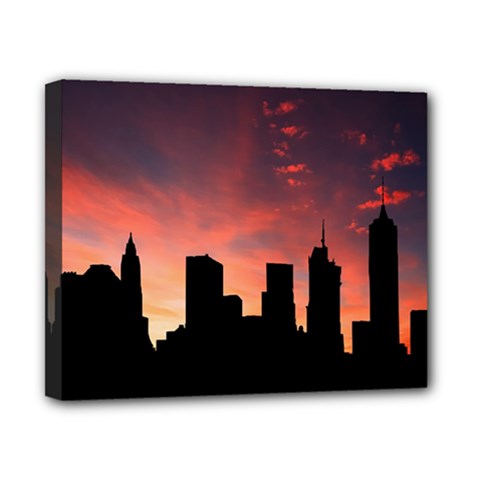 Skyline Panoramic City Architecture Canvas 10  X 8  (stretched) by Sudhe