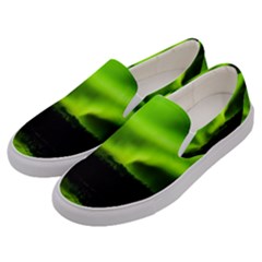 Aurora Borealis Northern Lights Sky Men s Canvas Slip Ons by Sudhe