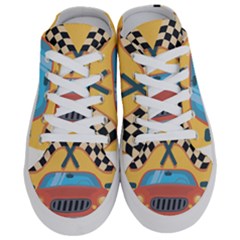 Automobile Car Checkered Drive Half Slippers by Sudhe