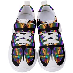 Abstract Animal Art Butterfly Women s Velcro Strap Shoes by Sudhe