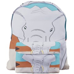 Africa Elephant Animals Animal Giant Full Print Backpack by Sudhe