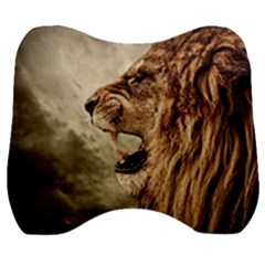 Roaring Lion Velour Head Support Cushion by Sudhe