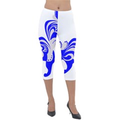Skunk Animal Still From Lightweight Velour Capri Leggings  by Sudhe