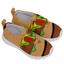 Burger Double Kids  Velcro No Lace Shoes View3