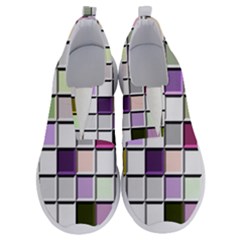 Color Tiles Abstract Mosaic Background No Lace Lightweight Shoes by Sudhe