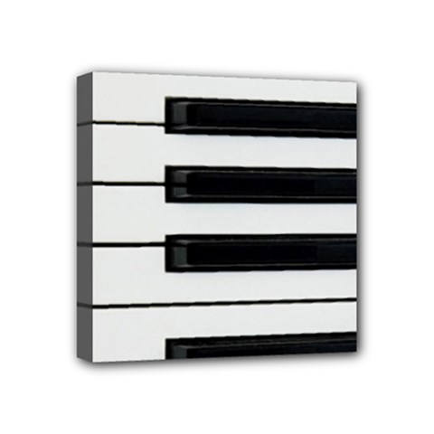 Keybord Piano Mini Canvas 4  X 4  (stretched) by Sudhe