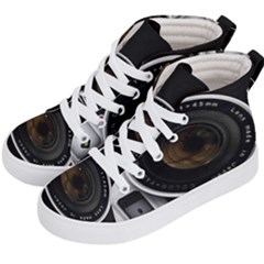 Vintage Camera Kids  Hi-top Skate Sneakers by Sudhe