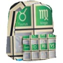 Set Of The Twelve Signs Of The Zodiac Astrology Birth Symbols Giant Full Print Backpack View3