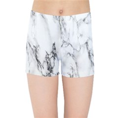 Marble Granite Pattern And Texture Kids  Sports Shorts by Sudhe