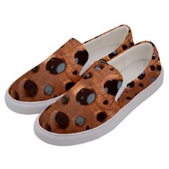Texture Pattern Wallpaper Background Pattern Holes Men s Canvas Slip Ons by Sudhe