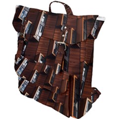 Abstract Architecture Building Business Buckle Up Backpack by Sudhe