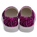 Pink Silhouette Tree Men s Canvas Slip Ons View4