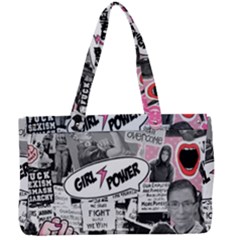 Feminism Collage  Canvas Work Bag by Valentinaart