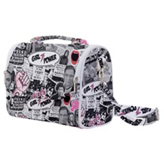 Feminism Collage  Satchel Shoulder Bag by Valentinaart