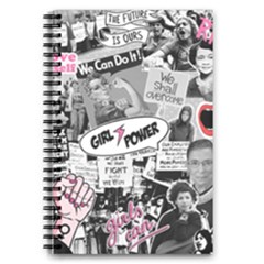 Feminism Collage  5 5  X 8 5  Notebook by Valentinaart