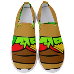 Hamburger Cheeseburger Fast Food Men s Slip On Sneakers by Sudhe