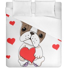 Animation Dog Cute Animate Comic Duvet Cover (california King Size) by Sudhe