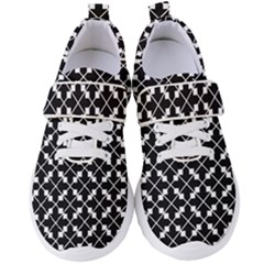 Black And White Fantasy Women s Velcro Strap Shoes by retrotoomoderndesigns