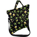 St Patricks day pattern Fold Over Handle Tote Bag View1