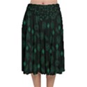 St Patricks day pattern Velvet Flared Midi Skirt View1