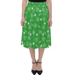 St Patricks Day Pattern Classic Midi Skirt by Valentinaart