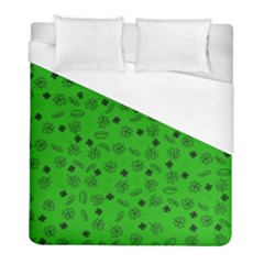 St Patricks Day Pattern Duvet Cover (full/ Double Size) by Valentinaart