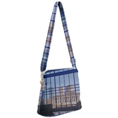 Ohio Statehouse Zipper Messenger Bag by Riverwoman