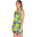 Narcissus Yellow Flowers Winter Bodycon Dress View2