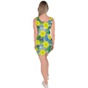 Narcissus Yellow Flowers Winter Bodycon Dress View4