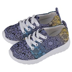Tile Design Art Mosaic Pattern Kids  Lightweight Sports Shoes by Pakrebo