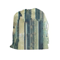 Illustrations Texture Abstract Buildings Drawstring Pouch (xl) by Pakrebo