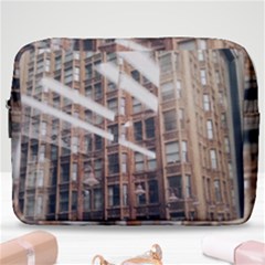 Chicago L Morning Commute Make Up Pouch (large) by Riverwoman