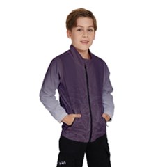 Organic Olive Leaves Pattern Hand Drawn Purple Red Wine Kids  Windbreaker by genx