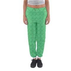 Clover Quatrefoil Pattern Women s Jogger Sweatpants by emilyzragz