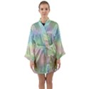 Pastel Mermaid Sparkles Long Sleeve Kimono Robe View1