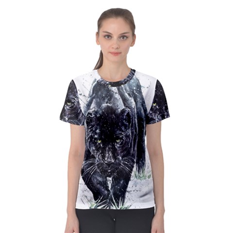 Panther Women s Sport Mesh Tee by kot737