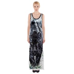 Panther Maxi Thigh Split Dress by kot737
