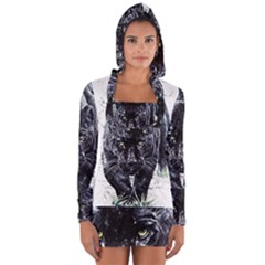 Panther Long Sleeve Hooded T-shirt by kot737