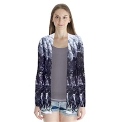 Panther Drape Collar Cardigan by kot737