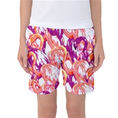Flamingos Women s Basketball Shorts by StarvingArtisan