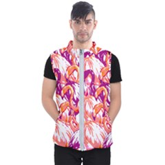 Flamingos Men s Puffer Vest by StarvingArtisan