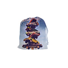 Pretty Colors Cars Drawstring Pouch (small) by StarvingArtisan