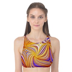 Electric Field Art Lii Tank Bikini Top by okhismakingart